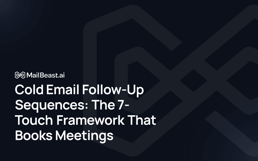 Hero image for: Cold Email Follow-Up Sequences: The 7-Touch Framework That Books Meetings