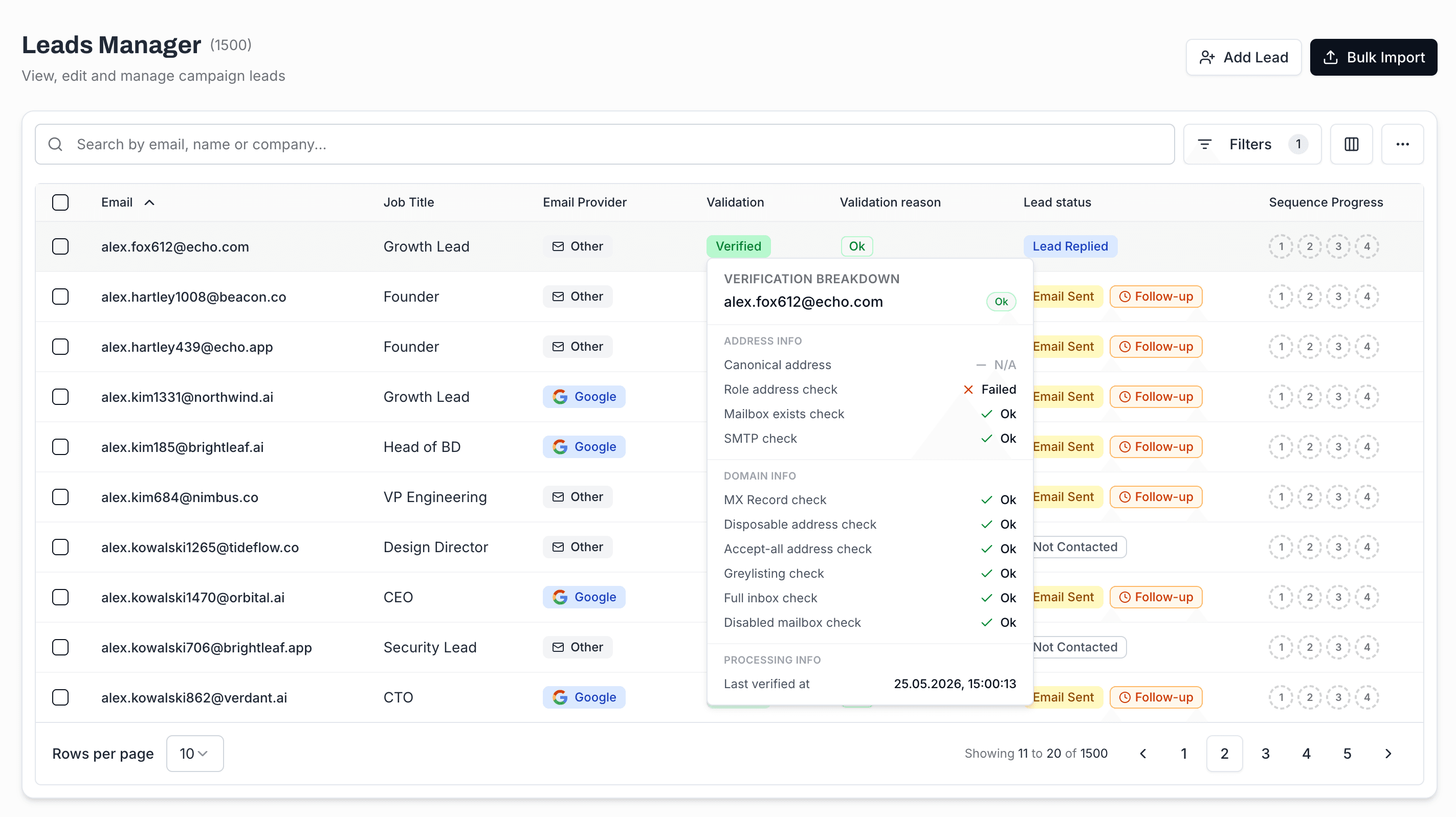 MailBeast — Email Validation