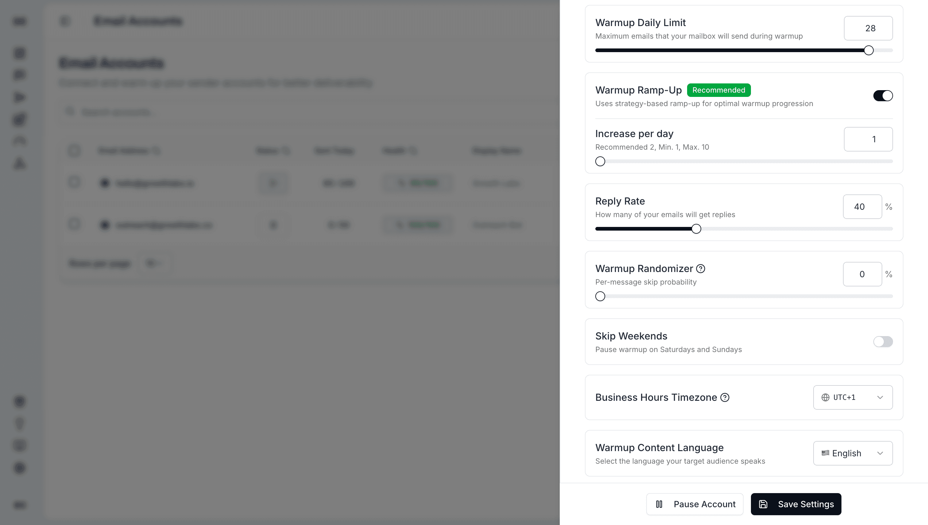 MailBeast - Warmup Engine