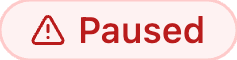 Paused badge - red triangle