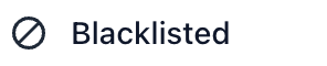 Blacklisted