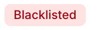 Blacklisted badge
