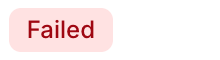 Failed badge